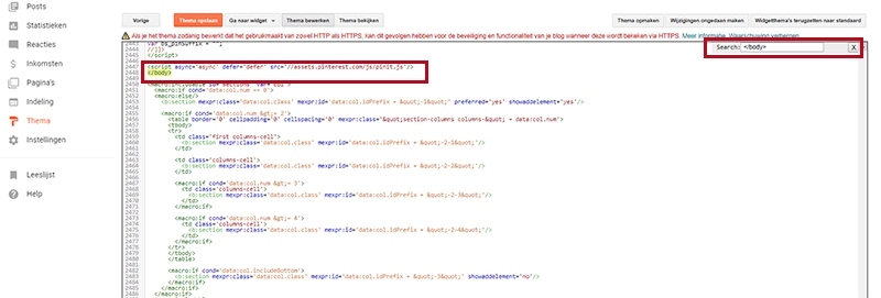 pinterest widgets pinit js blogger