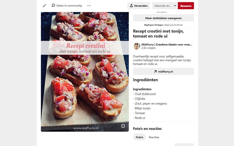 receptpin rich pins pinterest