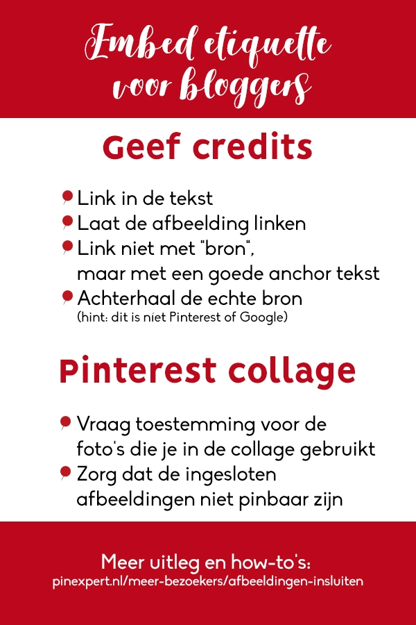 embed etiquette bloggers