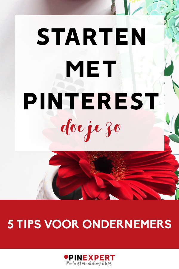starten met pinterest ondernemers