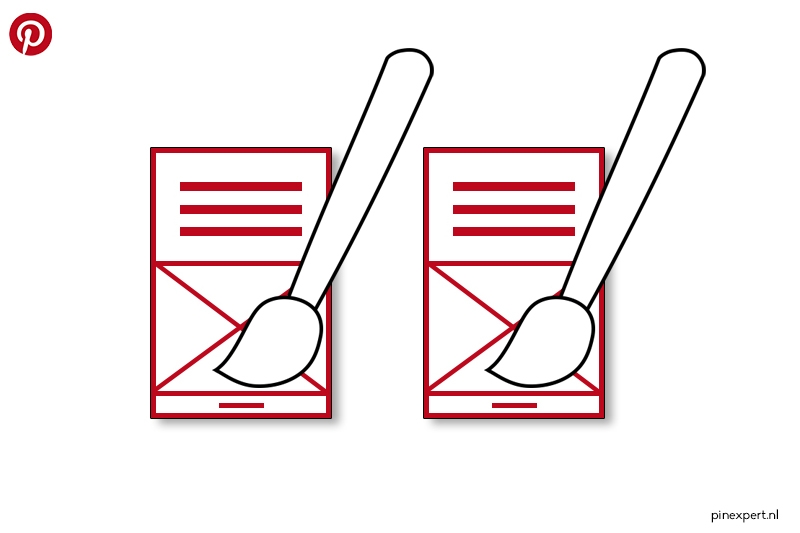 Pinterest-afbeeldingen sjablonen ontwerpen