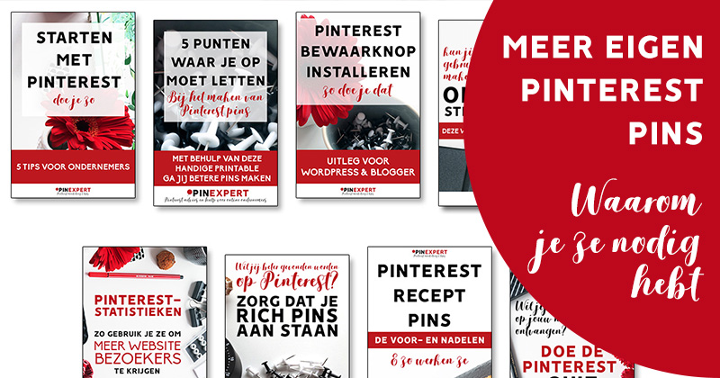 meer eigen Pinterest-pins