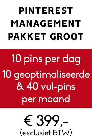 Pinterest management pakket groot