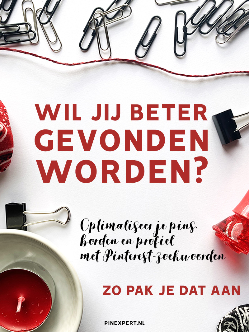 Pinterest zoekwoorden pin