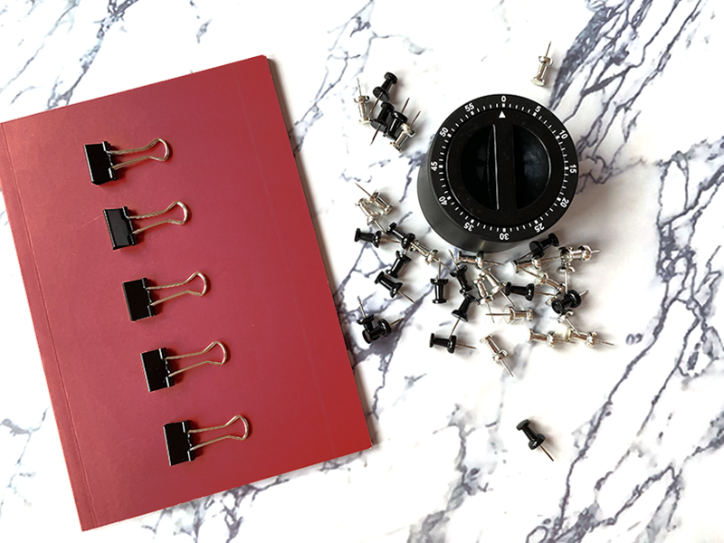 Flatlay vijf redenen Pinterest bedrijven.